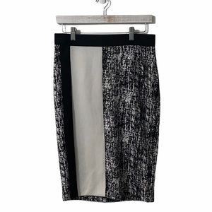 Vince Camuto Black & White Pencil Skirt | Small
